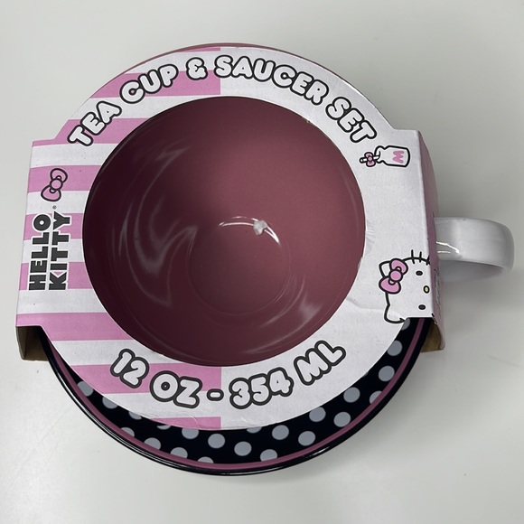 New Hello Kitty Tea cup & saucer set 12oz - Picture 10 of 16